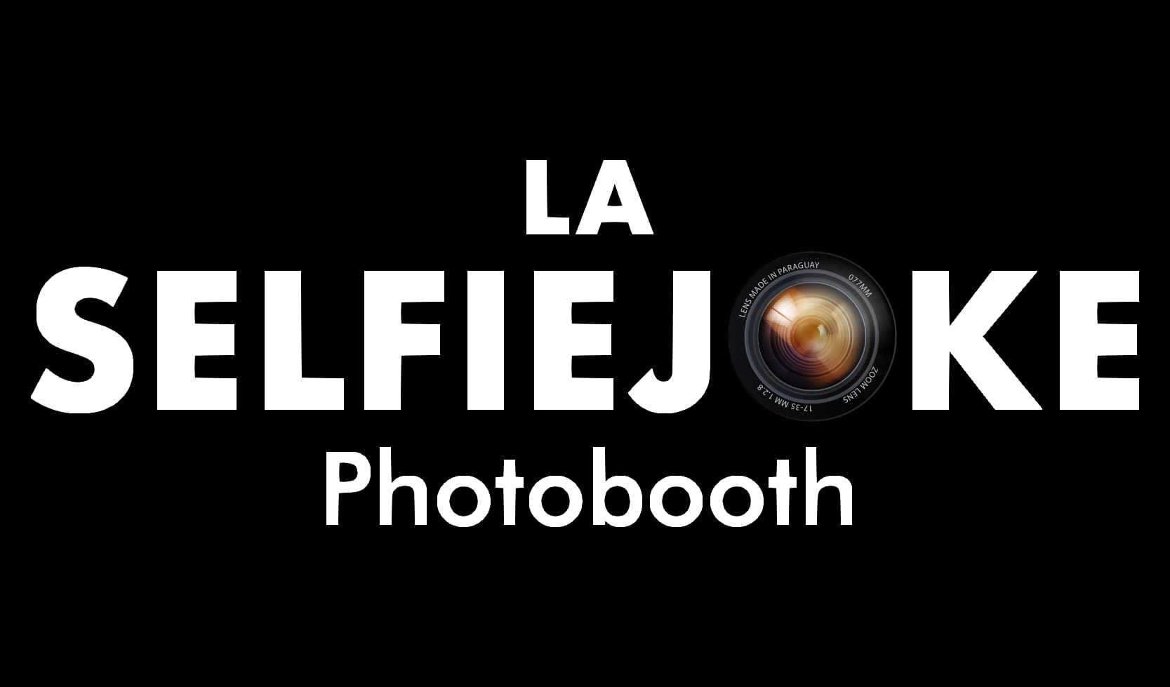 logo selfiejoke blanc photobooth