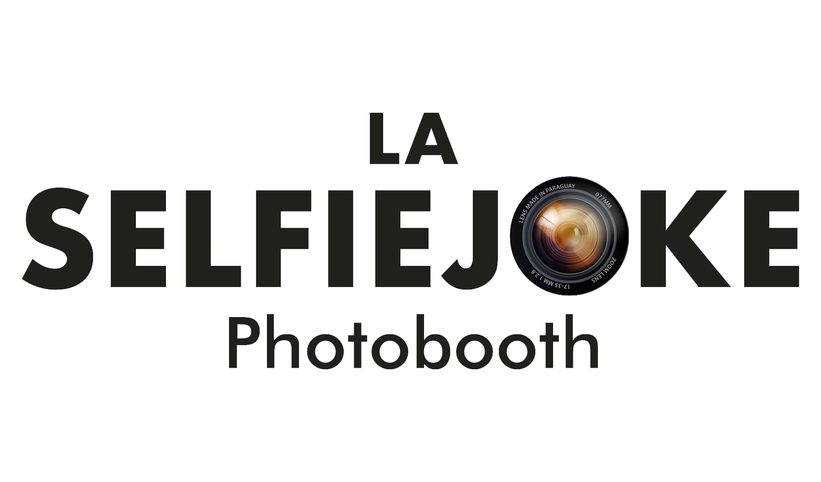 logo selfiejoke noir photobooth